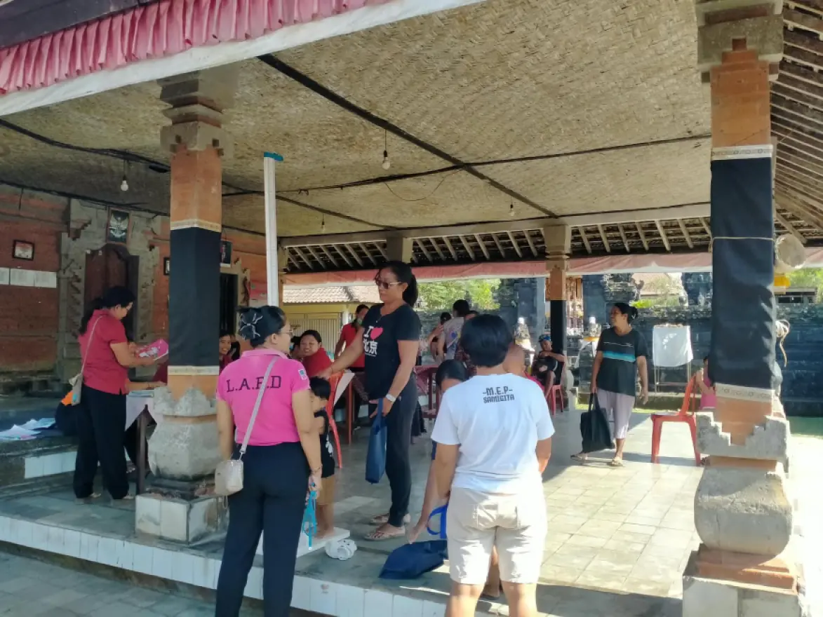 KEGIATAN POSYANDU DI BANJAR DINAS SUSUT