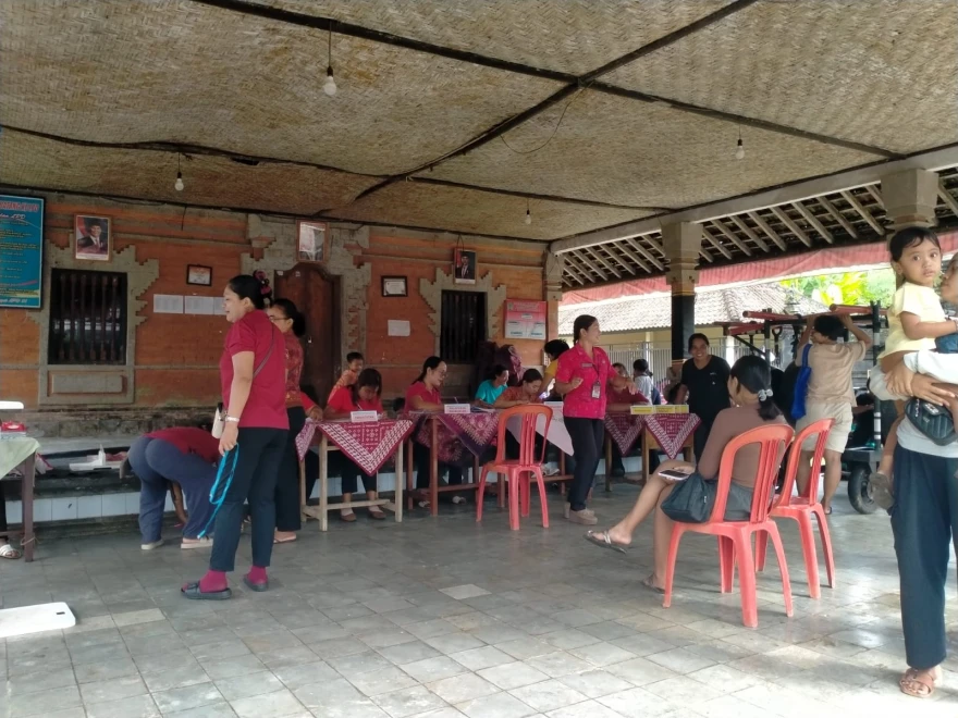 KEGIATAN POSYANDU DI BANJAR DINAS SUSUT