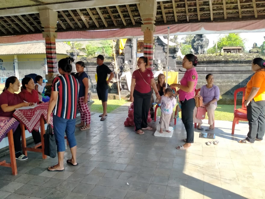 KEGIATAN POSYANDU BALITA BANJAR DINAS SUSUT