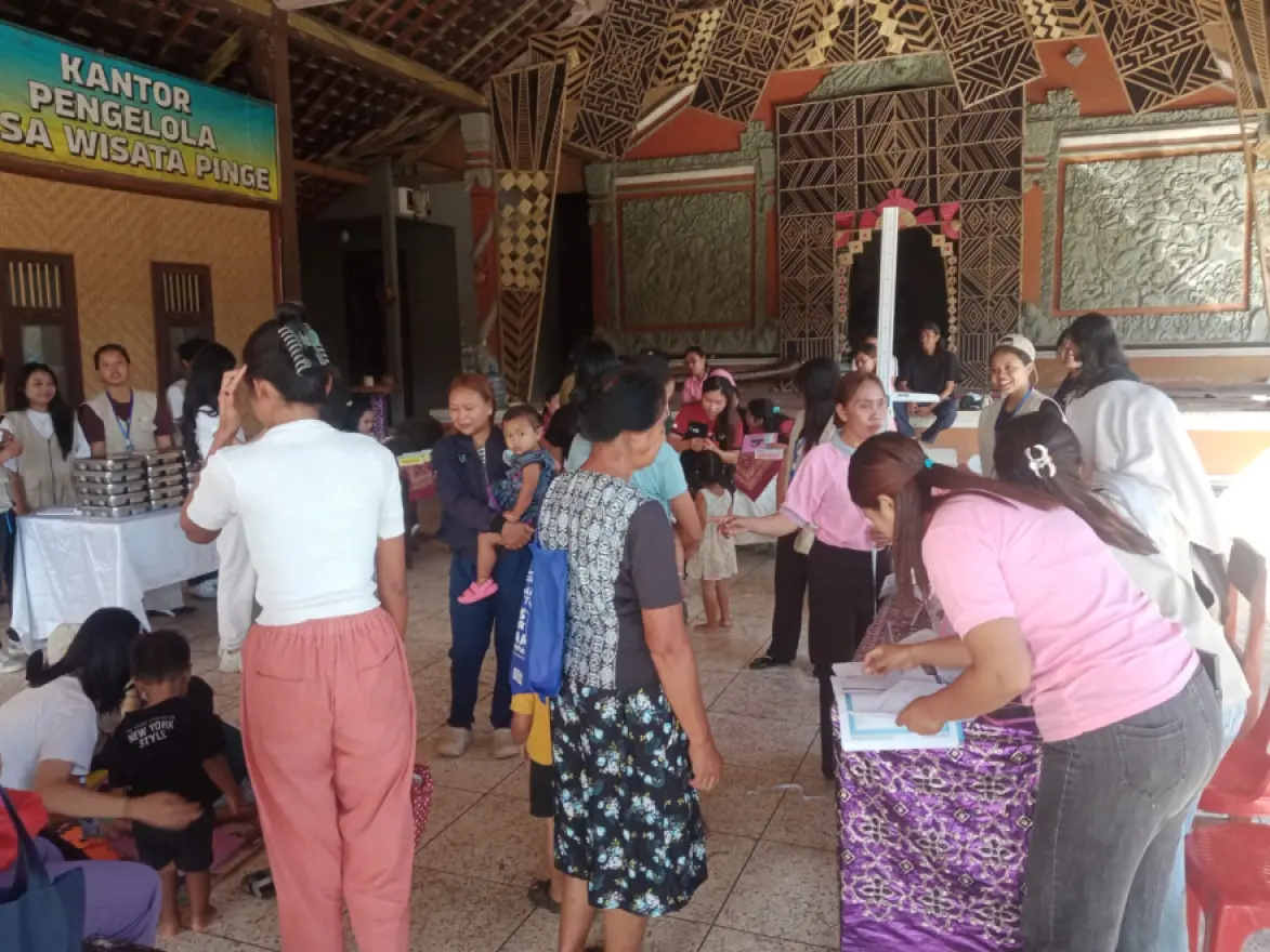 KEGIATAN POSYANDU DI BANJAR DINAS PINGE